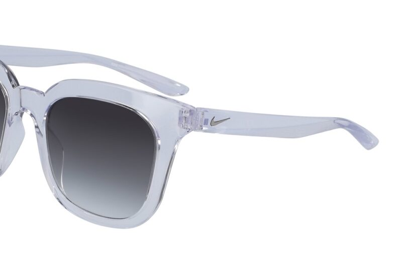 Nike Myriad Sunglasses Color 900 Crystal Clear/Gradient Grey Size 52-21-140 - Image 2