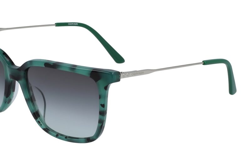 Calvin Klein CK19702S Color 352 Jade Tortoise Size 55-17-140 - Image 2