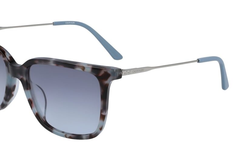 Calvin Klein CK19702S Color 453 Light Blue Tortoise Size 55-17-140 - Image 2