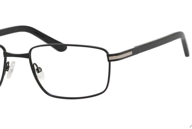 Claiborne Eyeglasses CB241 Color 0003 Matte Black Size 55-18-145 - Image 2