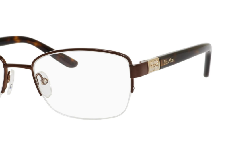 MaxMara Eyeglasses MM1220 Color NUI Brown Dark Havana  Size 54-18-135 - Image 2