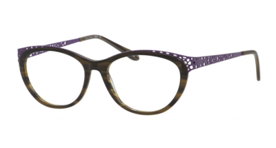 Valerie Spencer Eyeglasses 9331 Color Tortoise/Purple Size 52-16-140