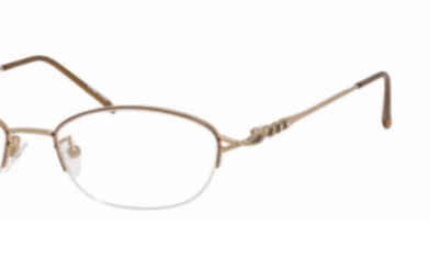 Valerie Spencer Eyeglasses 435 Color Gold Brown Size 51-17-140