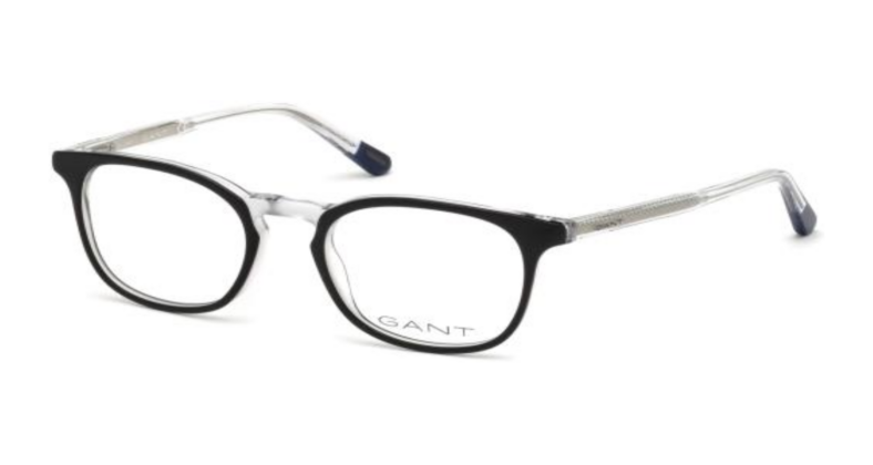 Gant black and clear eyeglasses.