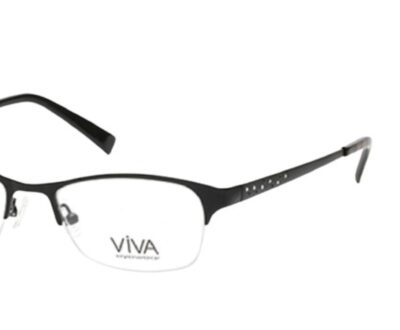 Viva Eyeglasses VV4507/V Color 002 Black Matte Size 51-18-135