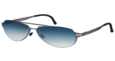 OVVO Optics Steel Titanium 2773 Sunglasses Blue Gradient Zeiss Lenses