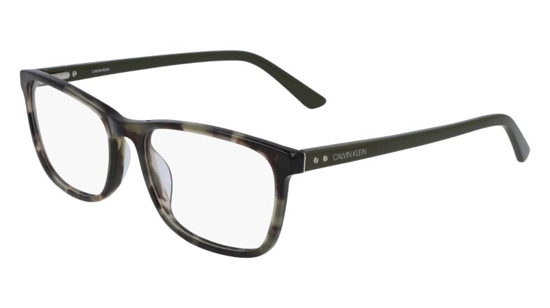 Calvin Klein tortoiseshell eyeglasses.